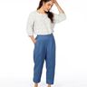 FRAU GUSTA - Egg-shape Hose mit Bundfalten XS-XXL thumbnail number 1