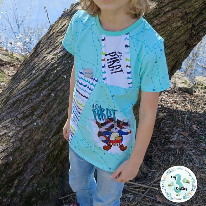 STREIFENMONK KIDS Gr. 98 - 164 T-Shirt inkl. A0 image number 5
