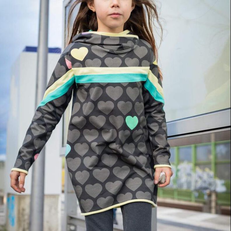 E-Book HoodieKLEID Farbenbogen Gr. 104 - 140 image number 1