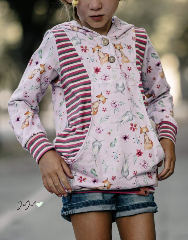 E-Book Hoodie Knöpfli Größen 104 - 140 image number 8