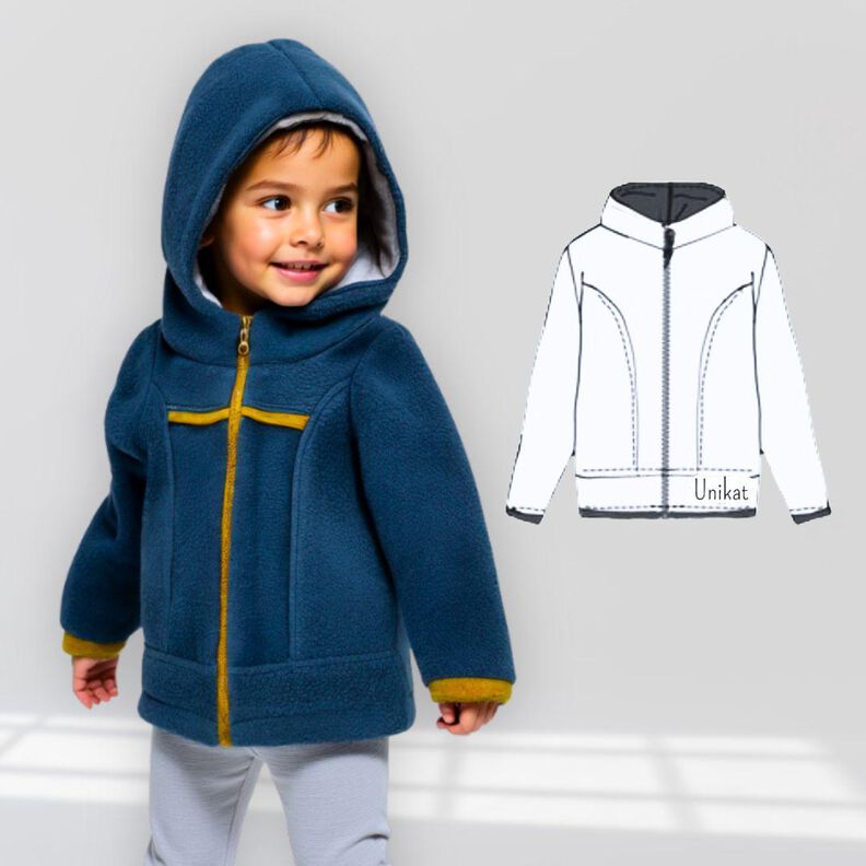 Schnittmuster Kinder Jacke Nino unisex Gr. 80-140  + Video image number 5