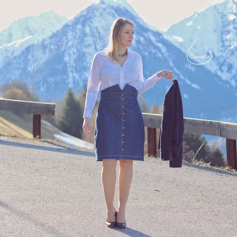 *Ladies tight Skirt* High Waist Rock Gr. 32 - 56 image number 4