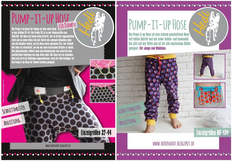 Set: Pump-it-up Hose für Kids und Damen image number 1