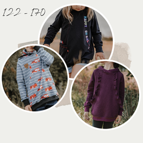  CL*OVER POCKET SWEATER MIDI (122 bis 170)