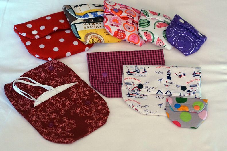 schnelle Tasche mit 3 Nähten 5 Größen FFP2 Masken image number 2