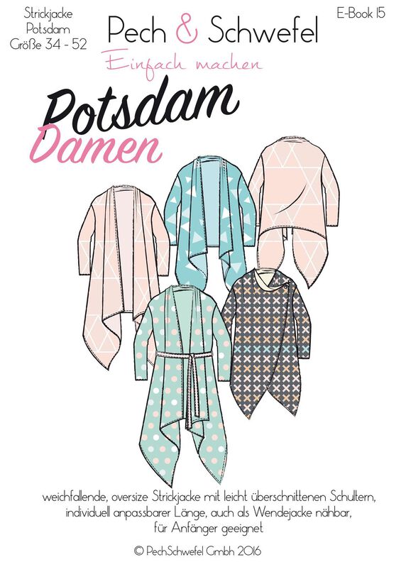 Ebook Schnittmuster Cardigan Potsdam image number 1
