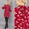 Bluse Stehkragen Schlitz hinten KERAH ♥ Gr. XS-XXL thumbnail number 6