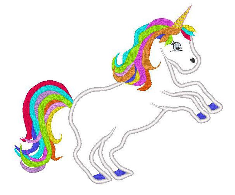 Einhorn Stickdatei image number 2