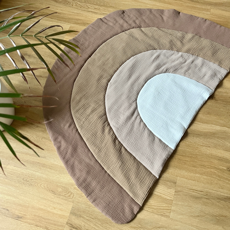 Krabbeldecke / Spieldecke Regenbogen | DIY Hunger image number 1