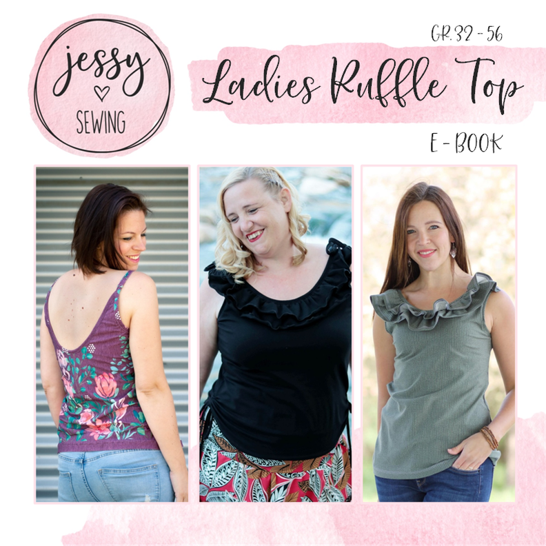 *Ladies Ruffle Top* Rüschentop, Trägertop image number 1