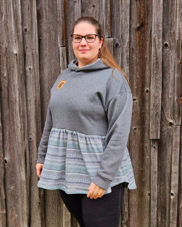 HOODIE(-Kleid) "FRU SELMA" - Schnittmuster und Anleitung image number 6