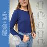 RIBSHIRT "ELTJE" - Schnittmuster und Anleitung thumbnail number 1