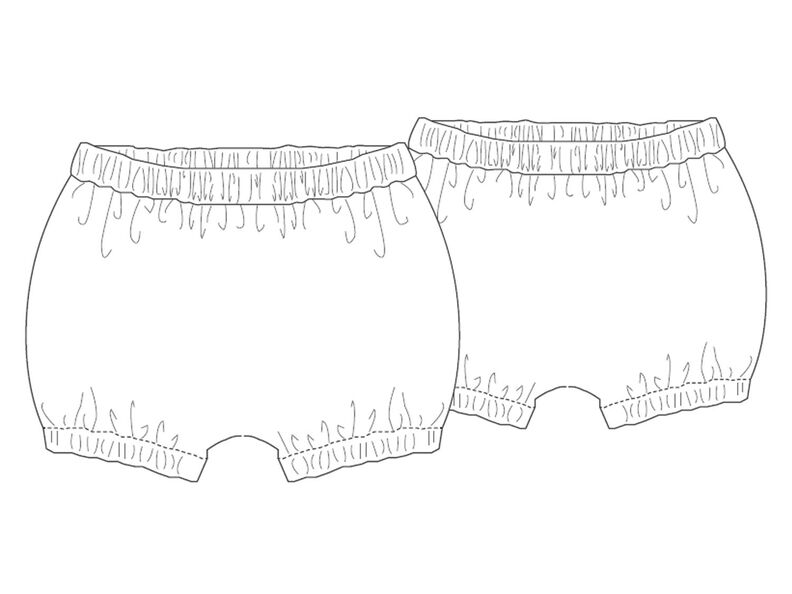 STELLA Schnittmuster Baby Retro Pumphose Shorts image number 6
