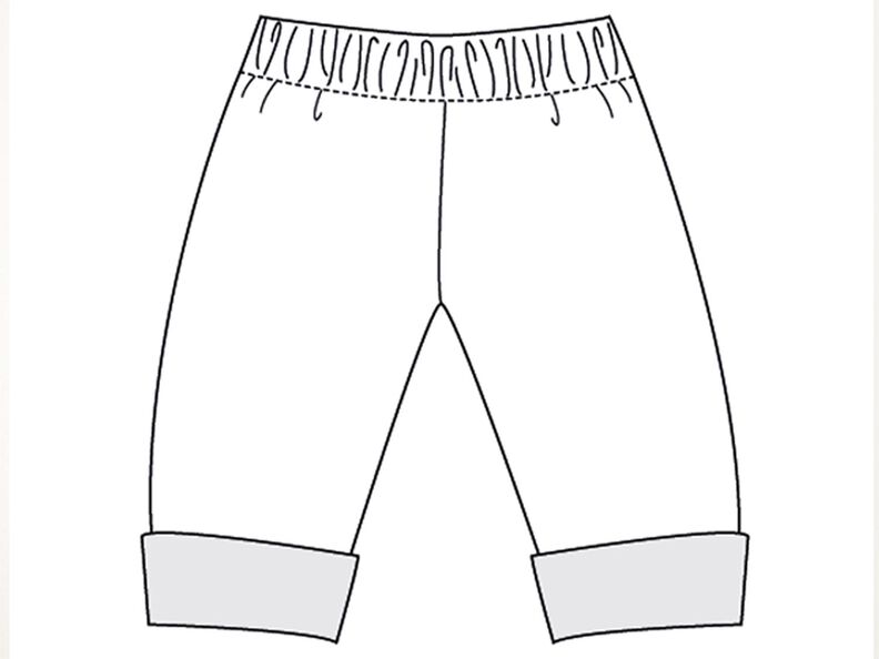 FIORETTO Schnittmuster Baby/Kleinkind Wende-Hose image number 2