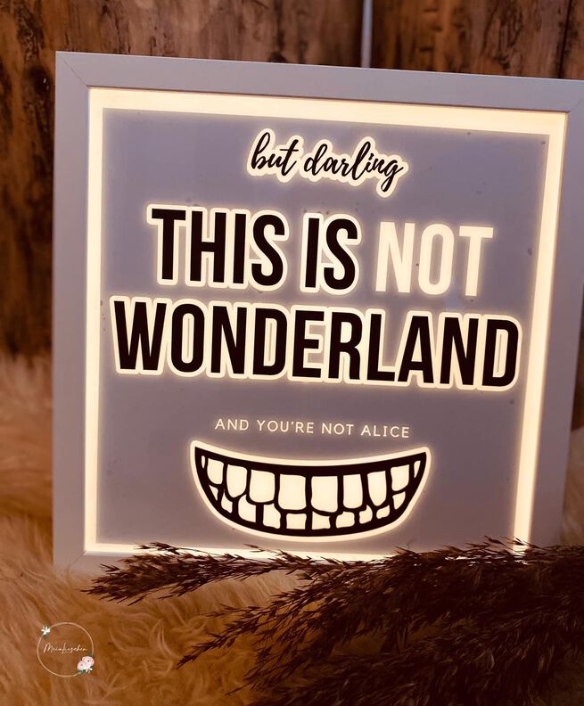 Plotterdatei But darling this is not Wonderland image number 3