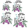 Stickdatei Musik Noten mit Hibiskus  SET thumbnail number 7