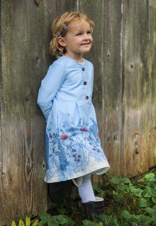 Webware Kinder Kleid  JELLA - Größe 74 - 140 image number 5