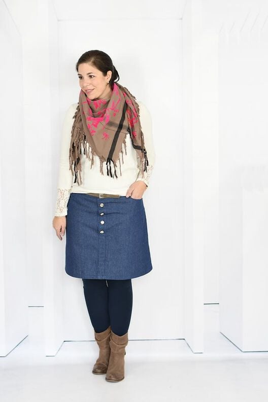 Ebook / Schnittmuster lillesol women No.40 Knopfrock image number 2