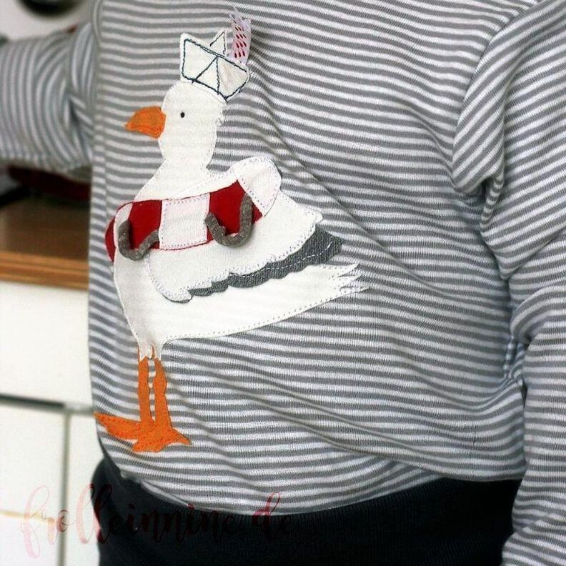 Freche Möwe – Appliziervorlage mit Applizerschule image number 3