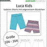 Luca Kids – Kinder-Shorts mit Gummizug, Gr. 104-164, A4+A0 thumbnail number 8