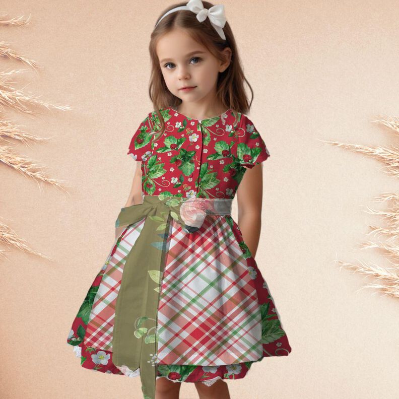 Schnittmuster Kinderdirndl Heidi Gr. 80 -140 Beamerdatei image number 9