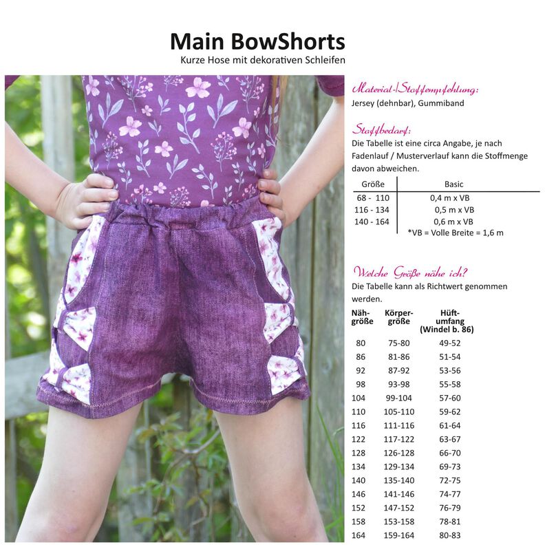 Main(e) BowShorts - Schleifenhose 80-164 inkl. BEAMER image number 1