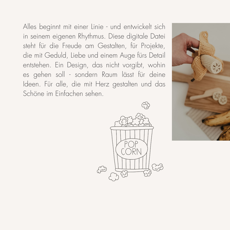 Plotter- und Laserdatei "POPCORN" SVG PNG image number 5