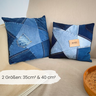 Sternen-Kissen nähen mit Hotelverschluß, Jeans Upcycling  thumbnail number 4