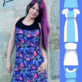 Loria Kleid, Shirt und Top Gr. 32 bis 52