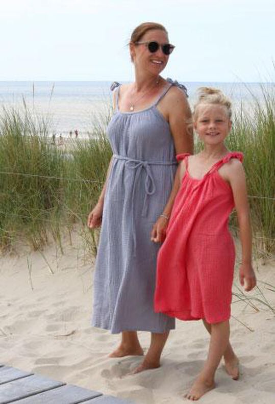 "Ibiza Top & Dress Girls" / Musselin-Kleid Schnittmuster image number 4