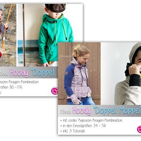 Kombi-EBook Hoody "Doppel Moppel" Kids & Ladies