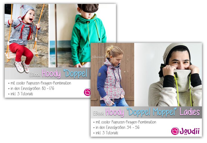 Kombi-EBook Hoody "Doppel Moppel" Kids & Ladies image number 1