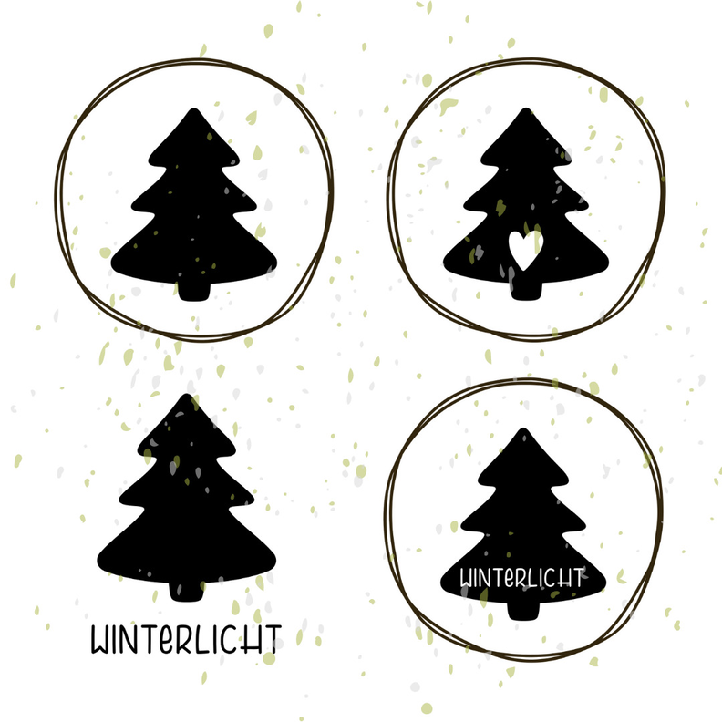 Tannenbaum mit Herz Plotterdatei Set | DIY Hunger image number 1