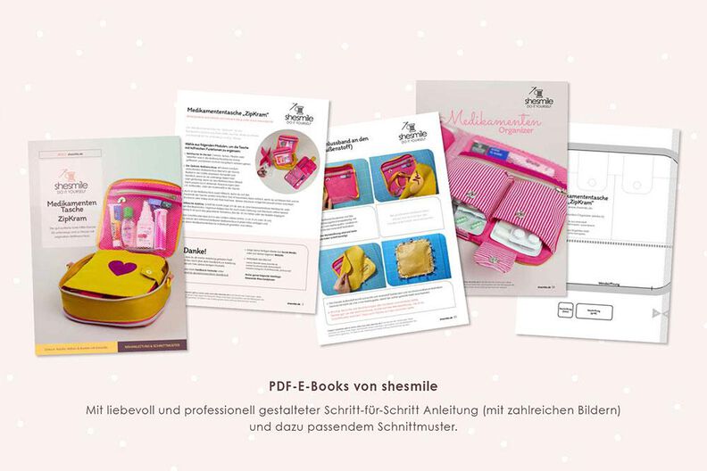 Medikamententasche ZipKram (Nähanleitung und Schnittmuster) image number 3
