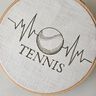 Stickdatei Sport "Tennis" thumbnail number 1
