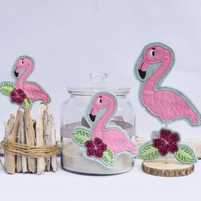Stickdatei Flamingo ITH SET Stabstickdatei