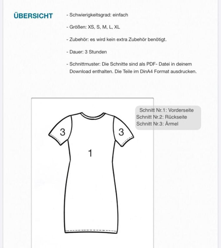 Kleid #Ewa Nähanleitung und Schnittmuster für Anfänger  image number 7