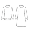 Kleid  Strickkleid mit Puffärmeln MULIA ♥ Gr. XS-XXL thumbnail number 3