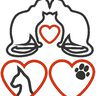 Katze Katzen Liebe Stoff-Aufnäher Stickdatei Herz thumbnail number 6