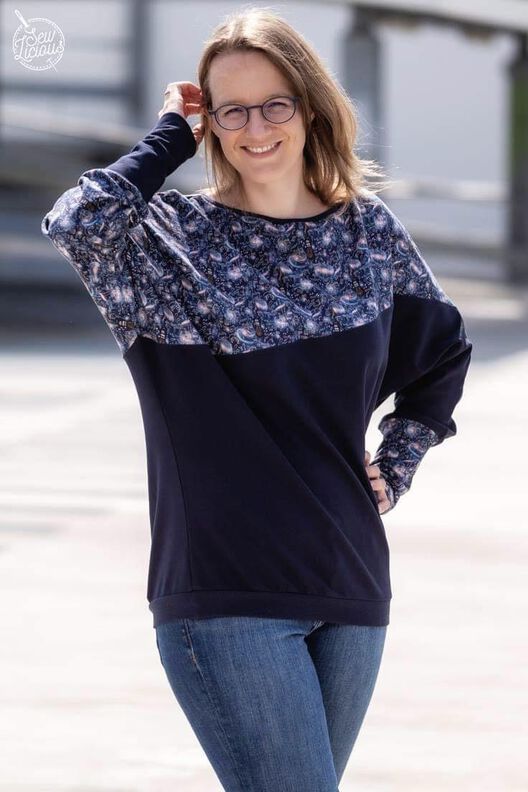 Oversize-Hoodie/ Kleid iole lele, Pdf Gr. 32-54 image number 7