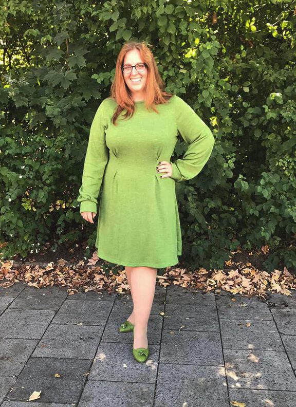 Jerseykleid (34-56) JOIA Kleid mit Abnähern SCHNITTMUSTER image number 9