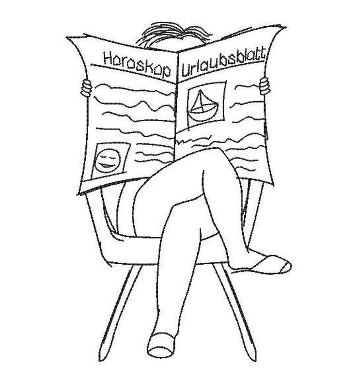 Stickdatei Dame im Sessel Mach mal Pause image number 3