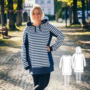 E-Book Hoodiekleid „Schanze" Gr. 34-52 *A4 und A0 Datei*