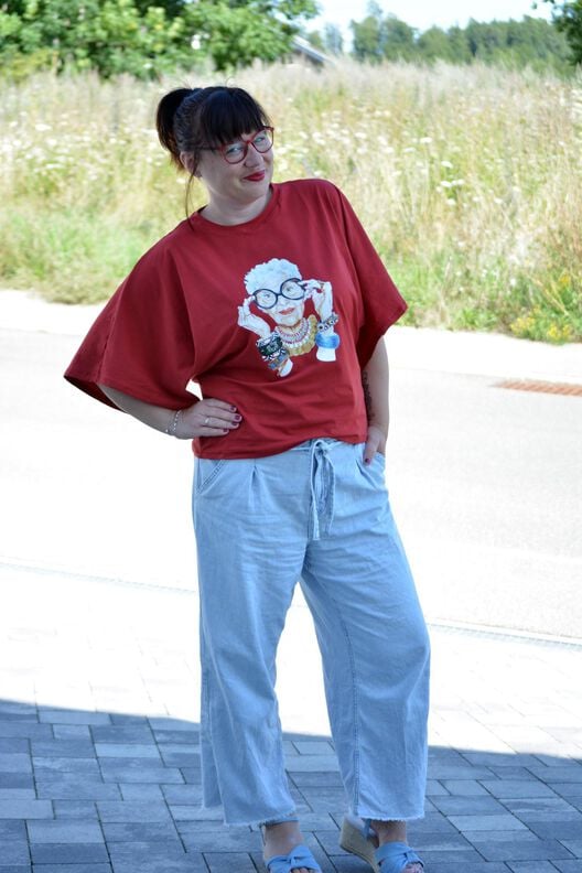 T-Shirt mit Kimonoärmeln LIME (XS-4XL) image number 9