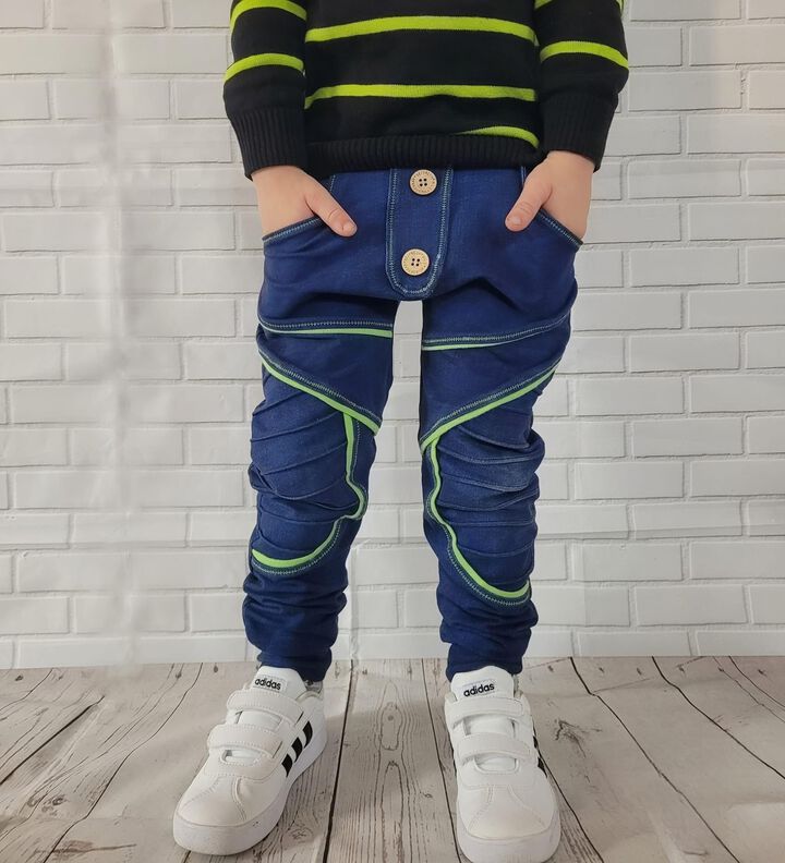 El Pantalón lange Kinderhose unisex Gr. 74 - 158 image number 6