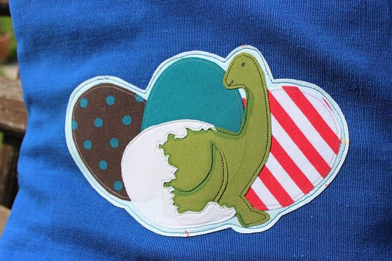 Applikationsvorlage Brachiosaurus Baby im Ei Dino image number 8