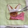 Stickdatei lustiger Hase Button doodle thumbnail number 3