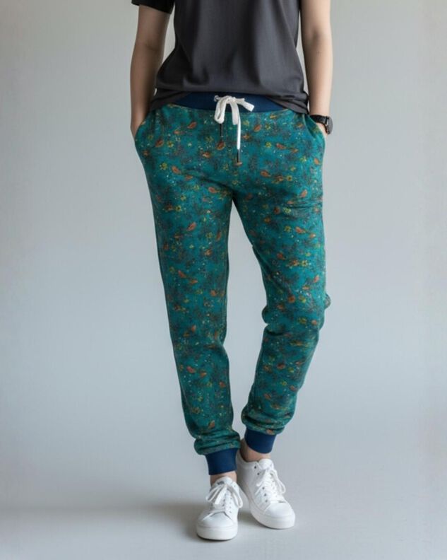 Jogginghose, Gr.  32-54, Schnitt mit Ebenen, A4, A0+, Beamer image number 4