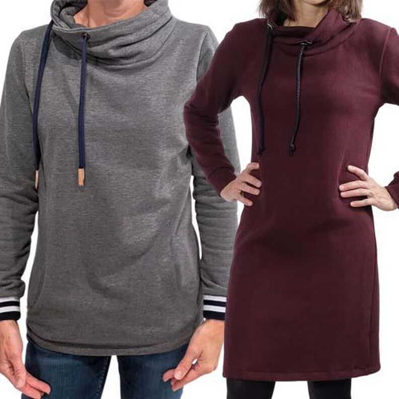 Kleid / Pullover Thyra Nähanleitung 2 Kragen Gr. 58-46 image number 1