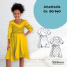 Schnittmuster Kinderkleid Anastasia Gr. 80 -140 Nähanleitung thumbnail number 1